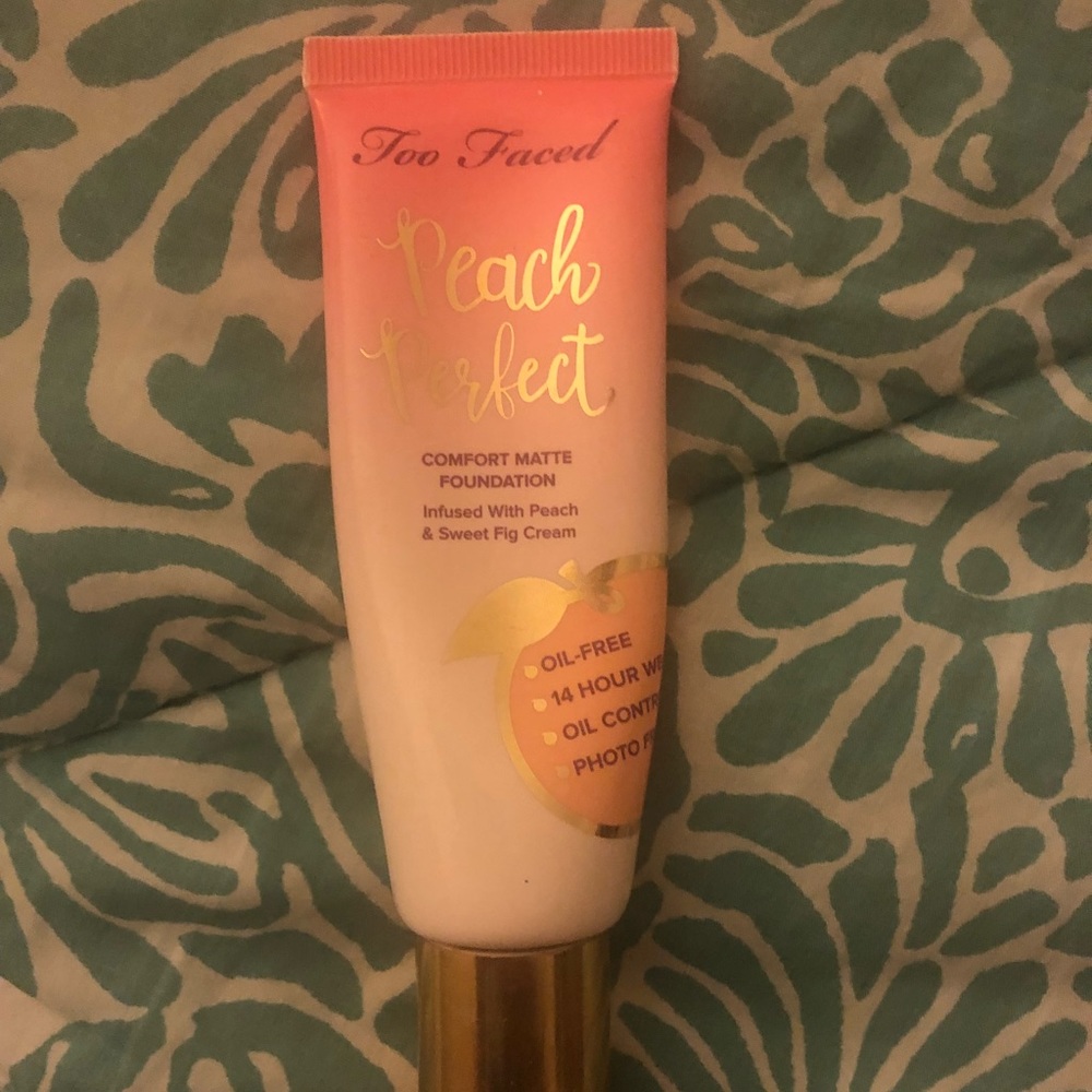 Too Faced Peach Perfect Foundation!